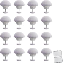 Set van 16 dekbedclips, clips voor dekbed rijgen, kunststof naaien, dekbedbevestiging, praktische dekbedklem met opbergdoos, eenvoudige en snelle installatie — thumbnail 1