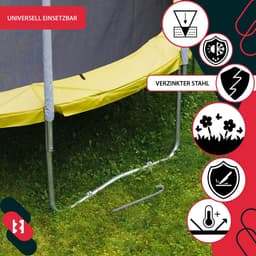 Kotarbau - Verzonken Grondanker voor Trampolines - 430 mm - Staal - Verzinkt — thumbnail 5