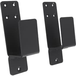 Dailygoods- Deurbarricade Set van 2 - U-beugel Houder - Koolstofstaal - Eenvoudige Installatie - Voor Garage/Barn - Versterkt Deurbeveiliging - Deurbeschermer — thumbnail 4