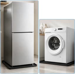 Siliconen Koelkastmat - Onder De Koelkastmat - Opvangbak Voor De Wasmachine - Vloerbeschermer Voor Onder De Koelkast — thumbnail 5