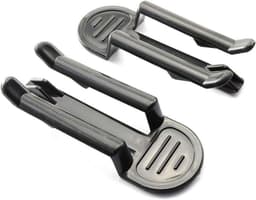 Prullenbak Bag Clips - Vuilniszak Klemmen - Afval Beheren - Anti-Glij Ontwerp - 8 x 3.2 cm - Zwart — thumbnail 1