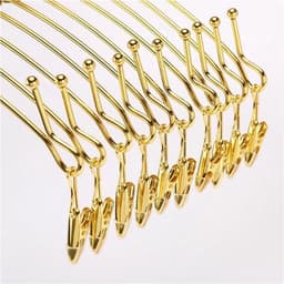 Metalen Sokkenklem - Wasknijpers Ondergoed - Kleding Drogen - Roestvrij Staal - 15x28.5 cm - Roségoud — thumbnail 3