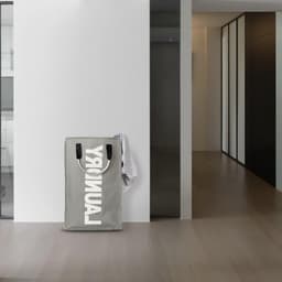Vouwbare waszak van polyester met aluminium handvatten, ideaal voor huis en reizen, ruime capaciteit — thumbnail 3
