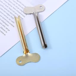 Set van 6 Buis Knijpers voor Tandpasta en Haarverf - Duurzame Dispenser Tools voor Badkamer en Keuken in Zilver en Goud — thumbnail 5