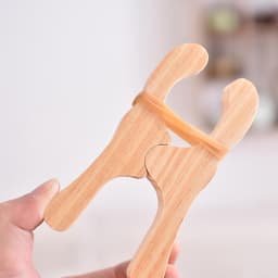 Houten wasknijpers - Kledingknijpers - Kleding drogen - Splintervrij ontwerp - 6 stuks - Natuurlijk — thumbnail 5