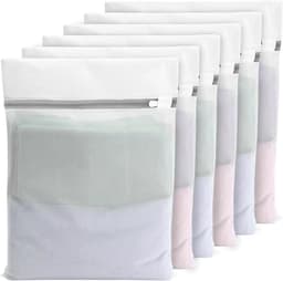 Set van 6 Wasnetten voor de Wasmachine, 40x30cm, Geleide Waszakken met Rits voor Kleding, Ideaal voor Fijne Was, Ondergoed en Sweaters — thumbnail 1