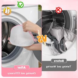 4-delige wasmachine net met rits voor bh's, blouses, ondergoed, sokken en babykleding — thumbnail 4