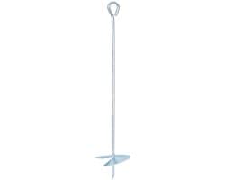 vidaXL - Aardanker - 4 - pcs - Zilverkleurig - Ø10 - x - 50 - cm - Gegalvaniseerd - Metaal — thumbnail 1