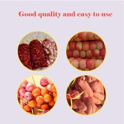 Netzakken Set - Opbergzakken - Producten Bewaren - Hoge Scheurweerstand - 20 Stuks 50x80cm - Geel Rood — thumbnail 4