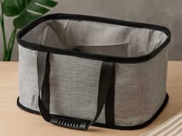 Pingyang Rongrong - Opvouwbare Wasmand - 35L - Grijs - Voor Kleine Ruimtes — thumbnail 3