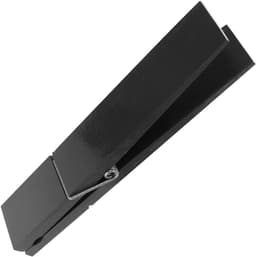 Grote Houten Klem - Jumbo Wasknijper - Handdoeken Drogen - Sterke Grip - 22cm Lengte - Zwart — thumbnail 1