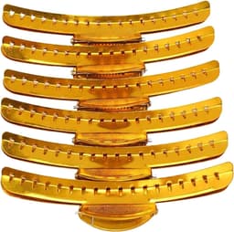 Metalen Haarspelden - Haarclips Grip - Kapsels Stylen - Aluminium Punt - 6 Stuks - Zilverkleurig — thumbnail 1