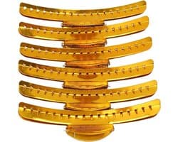 Metalen Haarspelden - Haarclips Grip - Kapsels Stylen - Aluminium Punt - 6 Stuks - Zilverkleurig