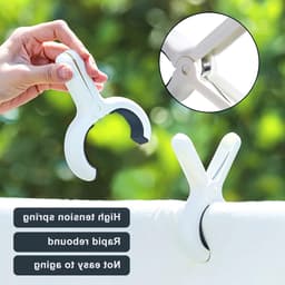 Grote Kledingknijpers voor Handdoeken, Winddichte Clips voor Strandstoelen, Ideaal voor Wassen en Bedlinnen — thumbnail 2