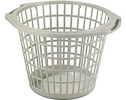Sunware - Basic wasmand 48cm rond wit - 48 x 48 x 33 cm