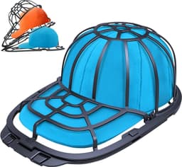 Cap Washer 2 maten - basecap rekken geschikt voor volwassenen en kinderen - baseball caps reiniger - cap wassen wasmachines vormset zwart Wasmachine rek — thumbnail 1