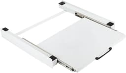 Stapelset Wasdroger - Verbindingsframe - Ruimte Besparen - Uitschuifbare Plank - 60 Cm Apparaten - Zwart — thumbnail 5