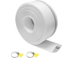 Platte Afvoerslang 10 Meter (32mm) - Waterdichte Slang voor Dompelpomp en Vuilwaterpomp