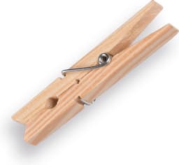 Wasknijpers van Hout - 48 stuks — thumbnail 1