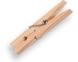 Wasknijpers van Hout - 48 stuks