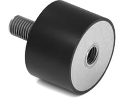 Rubbermagazijn - Trillingsdemper Type B 30x20mm - M8 - Set 10 stuks