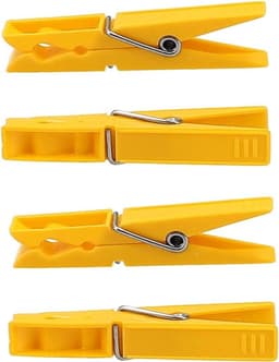 Set van 40 Kledingknijpers in 4 Vrolijke Kleuren - Stevige Wasknijpers voor Buiten — thumbnail 4
