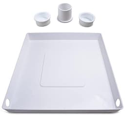 Opvangbak kunststof 65x65x6cm voor wasmachines - Wateropvang en Afvoer — thumbnail 4