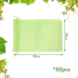 Fruitbeschermzakken voor Druiven, Perziken en Citrus - Bescherm uw Oogst tegen Ziekten en Regen — thumbnail 2