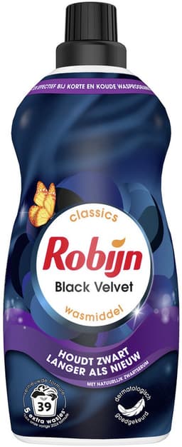 2 x Robijn – Vloeibaar Wasmiddel – Klein & Krachtig Black Velvet – 1,19 L - Zwarte Was - Donker Was - Wasmiddel Zwart - Kleurbehoud - Wasmiddel Donker — thumbnail 4
