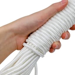 Vlaggentouw polyethyleen 6 mm 20 m - multifunctionele touw voor vlaggenmast-accessoires - waterdicht zon- en vuilafstotend - geschikt voor vlaggenmasten en diverse outdoorsporten. — thumbnail 3