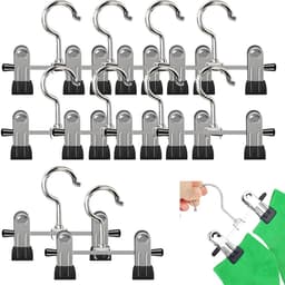 Ibenzoa® Klemhaken Metalen Clips Set van 10 voor Diverse Gebruikstoepassingen, Ideaal voor Haken, Kleding en Accessoires — thumbnail 1