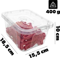 KADAX Wasknijpers, 50 x knijpers van robuuste kunststof, kleurrijke sokklemmen, windbestendige klemmen voor binnen en buiten (rood) — thumbnail 2