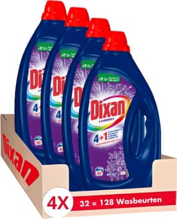 Dixan - Gel Fresh Lavender - 32WL x4 - Wasmiddel - Voordeelverpakking - Gekleurde was — thumbnail 1