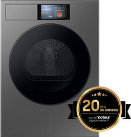 SAMSUNG DV90F09F4SU3 60 dB 9kg Label A Warmtepompdroger A — thumbnail 1