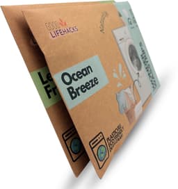 Good Lifehacks Wonder Wasstrips - Wasmiddel & Wasverzachter - Wasmiddeldoekjes - 80 Wasvellen - Plastic Vrij - Biologisch Afbreekbaar - Zero Waste - Hypoallergeen - Ocean Breeze — thumbnail 3