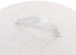 Wasmand MCW-C21, Wasbox Wasbox Wasbox, bamboe rond 59x35cm 50l ~ wit — thumbnail 2