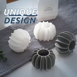 Daity 50-pack - Herbruikbare anti-klit wasballen voor wasmachines - siliconen stoomdrogerballen (grijs en wit) — thumbnail 5