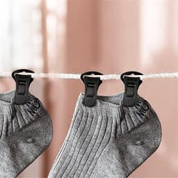 Wasknijpers - 40 stuks - Antislip kunststof wasknijpers met haken - Stevig - Geschikt voor wasmachine en droger — thumbnail 5