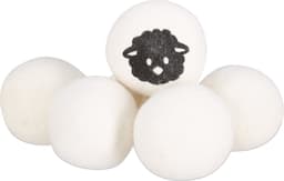 drogerballen - set van 6 - XXL - Ø 7 cm - herbruikbaar - schapenwol — thumbnail 2