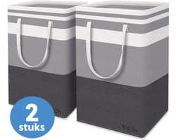 Vicon Wasmand 2 Stuks - 2 x 75L - Opvouwbaar - Waterafstotend - Waszak voor wasgoed - Wassorteerder - Organizer kleding - Wasbox — afbeelding 1
