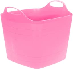 Excellent Houseware Flexibele emmer - roze - 25 liter - kunststof - vierkant - 35 x 38 cm — thumbnail 1