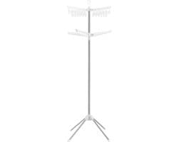 ACAZA Wasrek - Droogrek - Wasrek inklapbaar - 186 cm hoog - 360° Draaibare armen - 27 Haken + 24 clips - Max 16 kg Draagvermogen — afbeelding 1