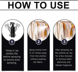 Intensieve geur spray voor textiel, 120 ml, frisse geur, antistatisch effect en snel in gebruik voor alle stoffen — thumbnail 2
