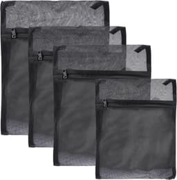 5 Stuks Diverse Maten Rechthoekige Rits Mesh Waszakken voor Kleding en Ondergoed — thumbnail 1