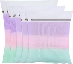 Set van 5 Wasnetten voor de Wasmachine, Waszak met Rits voor Kleding, Ondergoed en Babykleding (30 x 40 cm / 40 x 50 cm / 50 x 60 cm) — thumbnail 1