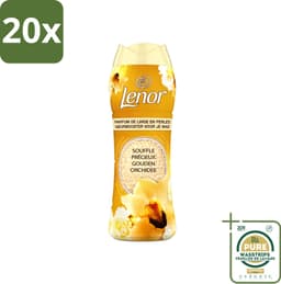 20 x Lenor - Geurbooster - Gouden Orchidee - 22 Wasbeurten - Wasstrips - Geurbooster Was - Geur In Was - Geur In Kleding - Wasgeur - Geur In Wasmachine — thumbnail 1