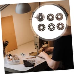 1set Metaal Bobbin Case Met Verstelbare Bobbins Voor Huishoudelijke Naaimachines Duurzaam Ruimtebesparend Naaiaccessoire — thumbnail 2