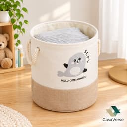 Opbergmand Kinderkamer - Wasmand Kinderkamer - Speelgoedmand Kinderen - Laundry Basket — thumbnail 4
