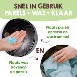 Mr. Green Mind wasparfum Fresh Linen 150 Wasbeurten - Wasparels - Geurbooster - Geurparels - Kledingverfrisser - Proefpakket — thumbnail 2