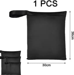 Waszak Waterdicht - Opbergtas 36 x 30 cm - Herbruikbaar met Rits - Ideaal voor Gym/Sport - Duurzaam Oxford Materiaal - Bescherming tegen Vuil - Opbergzak — thumbnail 4